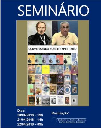 SEMINÁRIO: CONVERSANDO SOBRE ESPIRITISMO